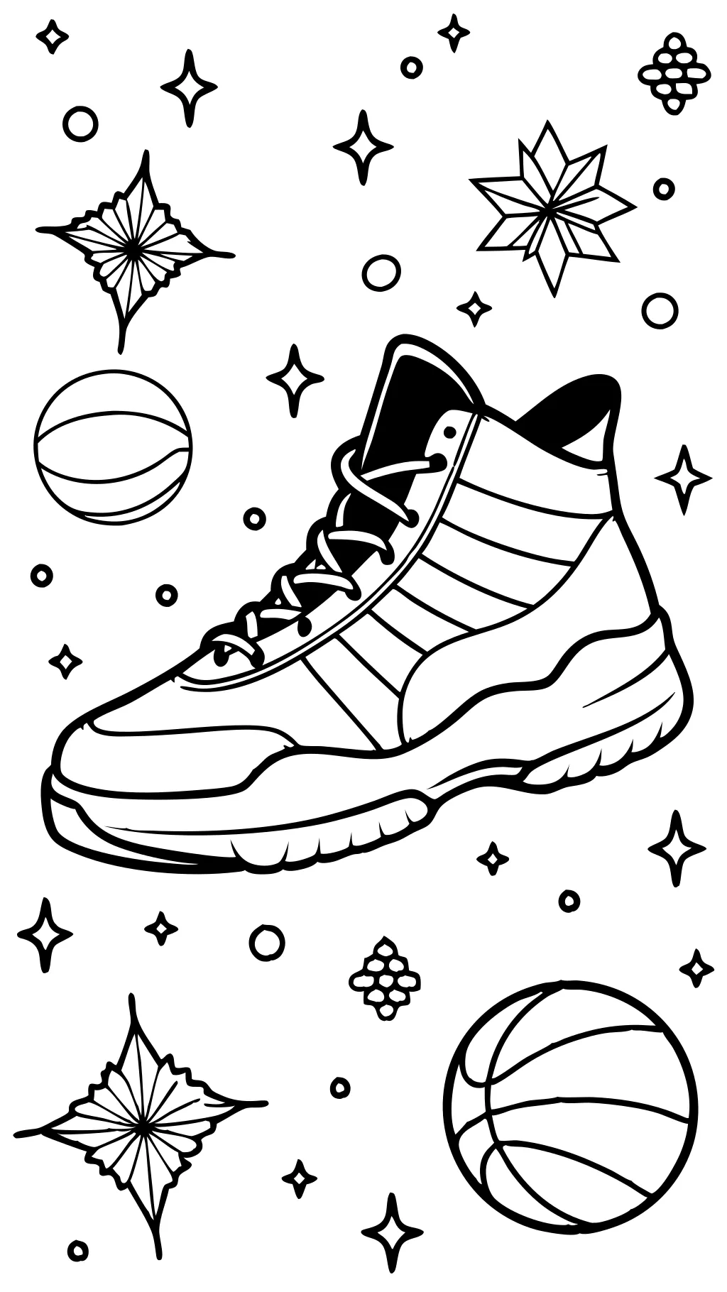 Jordan 11 coloriage